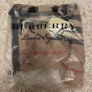 BRAND NEW Burberry Check Cashmere Scarf. Still in unopened packaging w tags on.